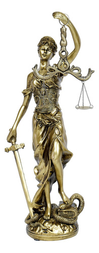 Tybbly Estatua De La Dama De La Justicia De 16 Pulgadas Esc