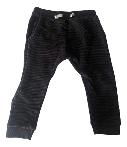 Jogging Babucha Niños Negro Zara Talle 2-3 Años No Hym Mimo