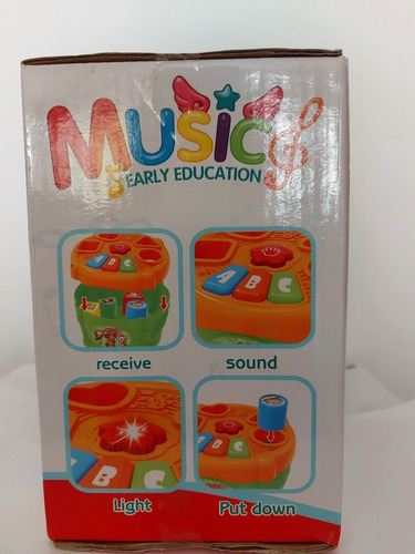 Juguete Didáctico Para Bebés Con Luz Y Música