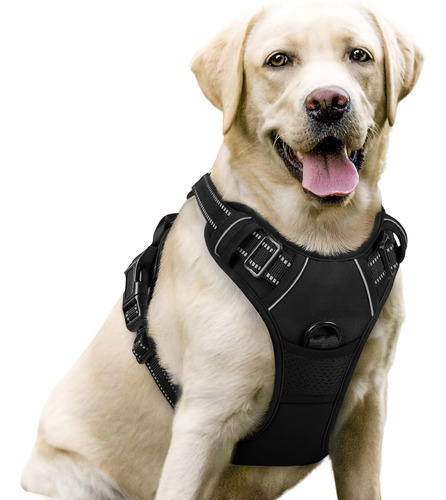 Arnes Para Perro Rabbitgoo No Pull Ajustable Con 2 Clips L
