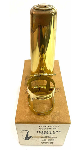 Abraçadeira Sax Tenor C/ Tampa Vandoren Lc 803 Novo Vitrine