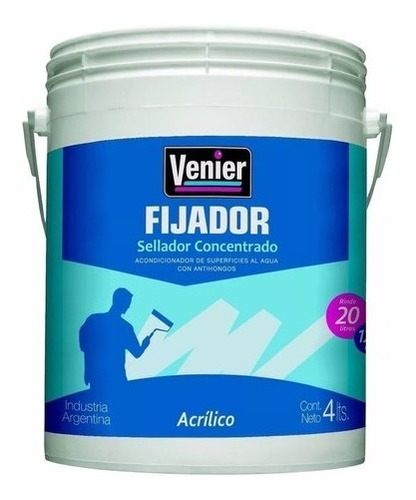 Fijador Al Agua Concentrado Venier 4 Lt