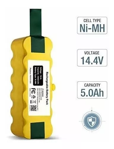  Batería Ni-Mh mejorada de 5.0Ah 14.4V compatible con