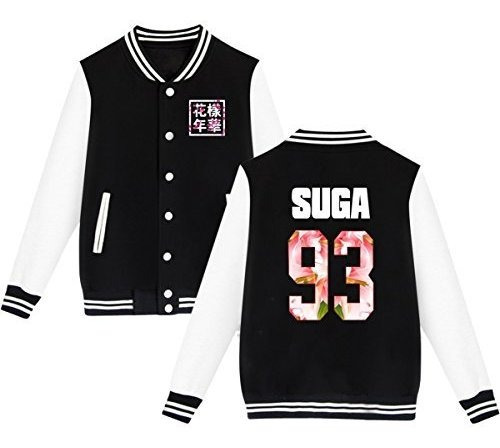 Bts Chaqueta De Béisbol Uniforme Bangtan Niños Suga Jin