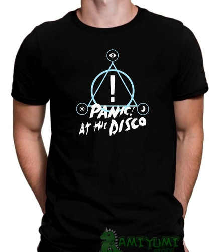 Camiseta Panic At The Disco Clock Rock Camisa Brendon Urie