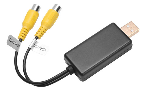 A Caixa De Adaptador De Saída De Vídeo A2crystally-usb Para
