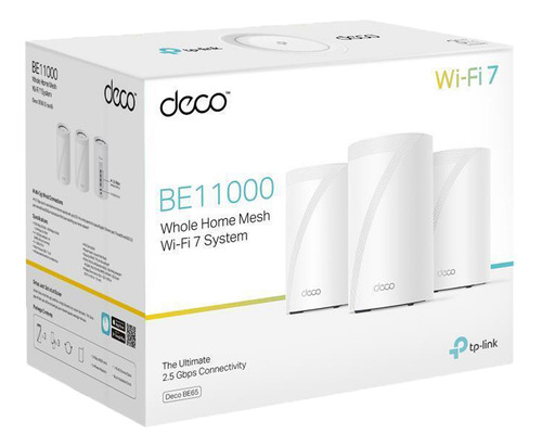 Deco Be65 3 Pack Tp-link Mesh Sistema Wifi 7 Be11000