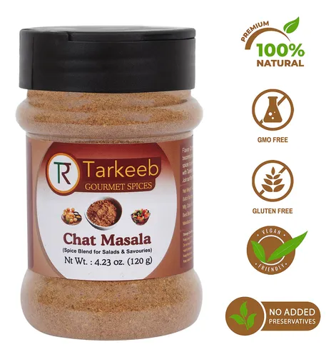 Tarkeeb Chat Masala Tarro De Pet Shaker Top De 4.23 Oz (120