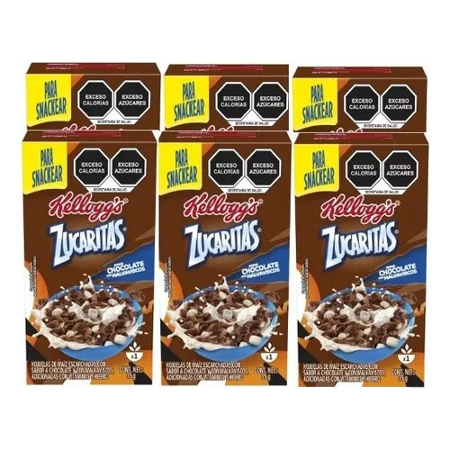 Cereal Kellogg´s Zucaritas Chocolate Malvavisco 6pcs 30gr Cu