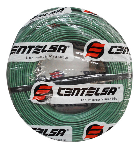 Cable Centelsa 7 Hilos 12 X 100 Mts (verde)