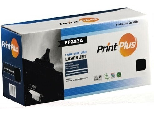Toner Print Plus Pp-cf283a Negro Compatible Con Hp M125/25fw