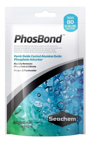 Seachem Phosbond Elimina Fosfato Y Silicato 100 Ml