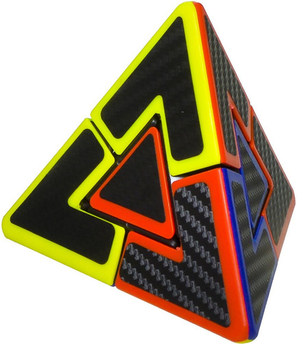 Cubo Magico Triangulo Cubo Triangular Cores Neon Jiehui