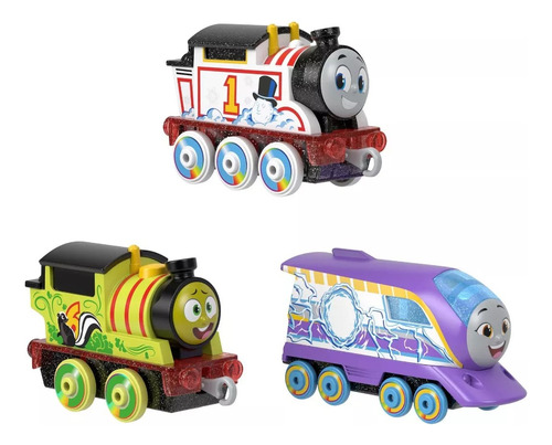 Thomas & Friends Color Changers Thomas, Percy Y Kana Premium Thomas, Percy Y Kana Multicolor