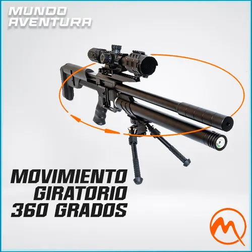 Bípode Táctico Discovery V8 Para Rifles Pcp Riel Picatinny