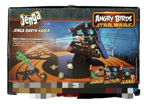 Juego Jenga Darth Vader Angry Birds Star Wars (detalles) (Usado)
