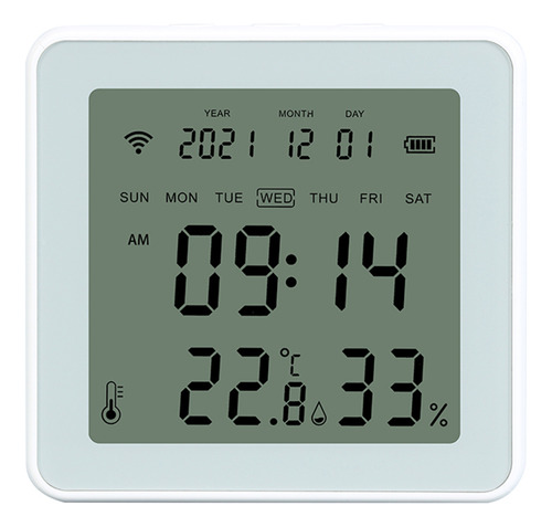 Sensor De Temperatura Y Humedad High Smart Lcd Tuya Temperat