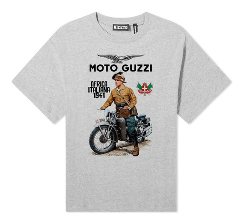 Moto Clasica Remera Segunda Guerra Mundial Soldado Italiano