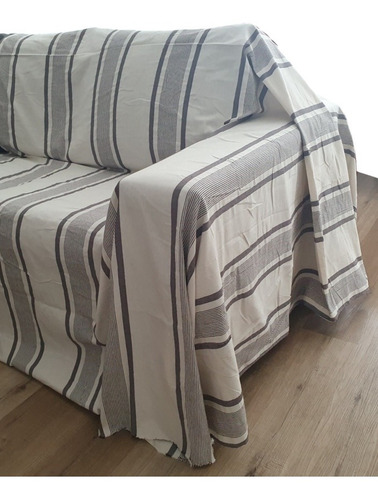 Imagen 2 de 4 de Funda Manta Para Sillón Tusor Pesado 3.00 X 2.40m 100% Coton