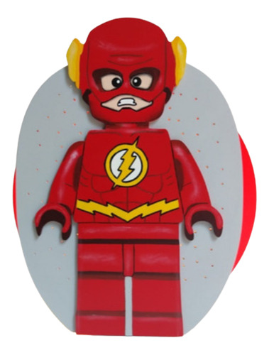 Lampara Velador Flash L E G O Fans Superheroe Norte.deco