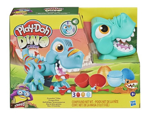 Play-doh Dino Crew Dinosaurio T-rex El Dino Gloton *sk