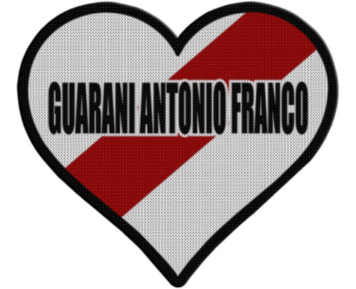 Parche Termoadhesivo Corazon Guarani Antonio Franco Misiones
