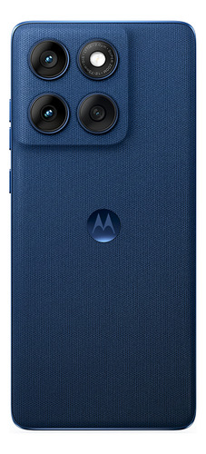 Smartphone Motorola Edge 60 5g, 512 GB, 24 GB (12 GB RAM+12 GB Ram Boost) Cámara militar ultrarresistente Sony Moto Ai de 50 MP, cámara militar ultrarresistente Ip68 + Ip69, azul marino