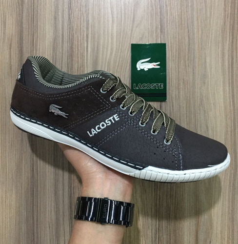 sapatenis masculino lacoste mercado livre