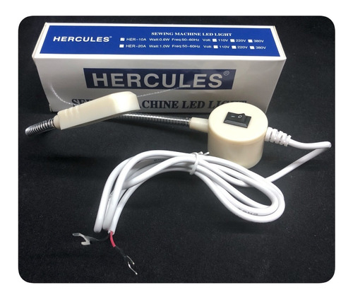 Imagen 2 de 4 de 6 Lamparas Led Cuello De Cisne Con Iman Y Boton Apagador