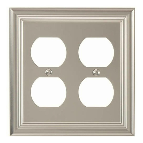 Amerelle Continental Duplex Outlet Placa De Pared (metal