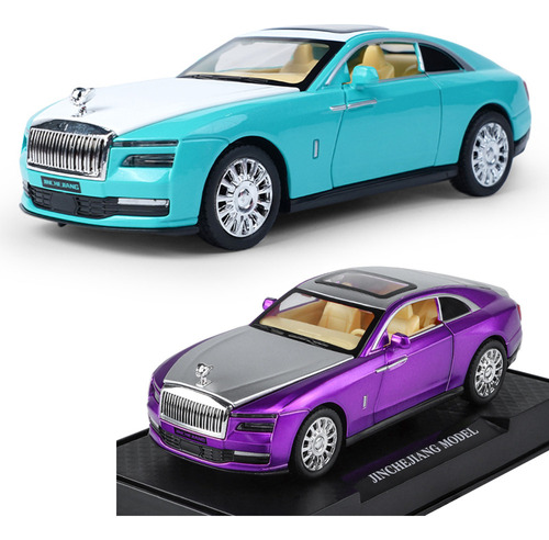 Rolls Royce Spectre Miniatura Metal Coche Con Luces Y Sonido