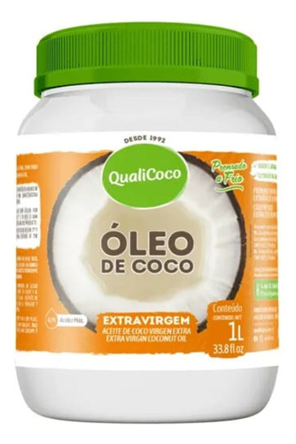 Óleo De Coco Extra Virgem Qualicoco 1litro