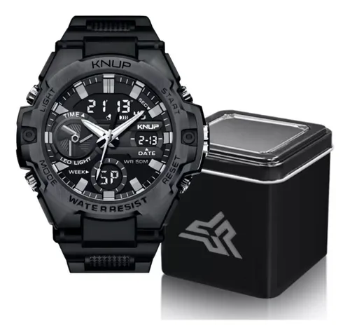 comprar Relógio De Pulso Masculino Militar Tático Prova D'água Preto