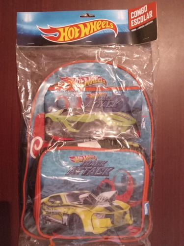 Combo Escolar Capi Hot Wheels