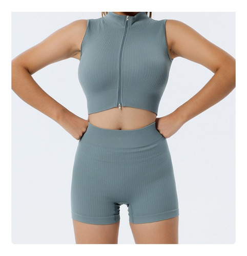 Pantalones Cortos Elásticos De Cintura Alta Para Entrenamien