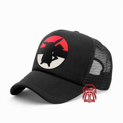 Gorra Trucker  Personalizada Pokebola Silueta Pokemon