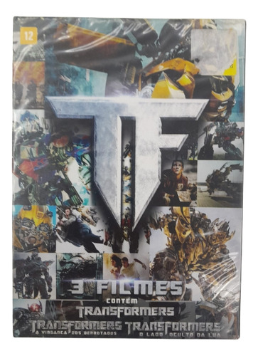 Dvd Box Transformers 3 Filmes Original Lacrado