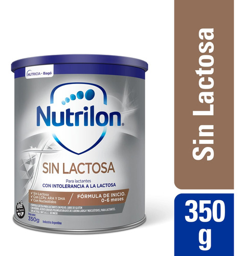  Nutrilon  Combo X3 Leche En Polvo Sin Lactosa Lata 350g