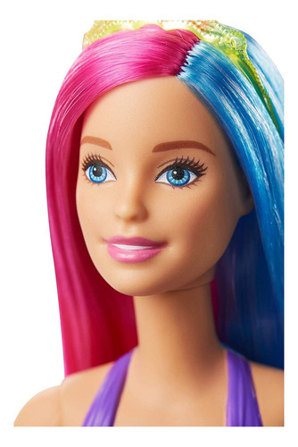 Barbie Dreamtopia - Muñeca De Sirena, 12 Pulgadas, Cabello R