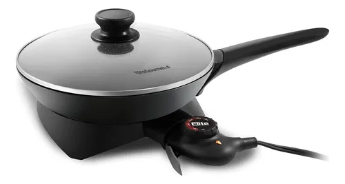 Elite Gourmet Eg - Sartén Resistente A Los Arañazos De 10. Negro