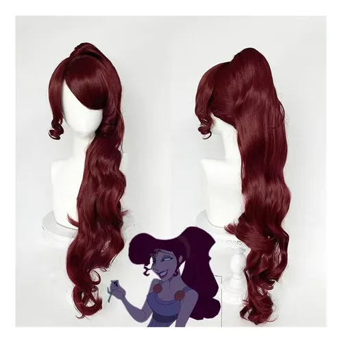 Peluca Hércules Para Cosplay De La Princesa Megara 2024