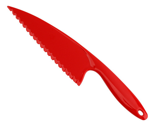 Cuchillo Plástico Para Lechuga Color Rojo