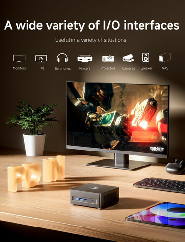 Minisforum Um690 Slim Mini Pc, Amd Ryzen Hx, 32gb Ddr5 1tb P