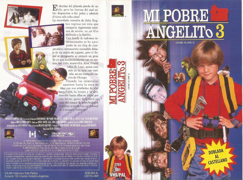 Mi Pobre Angelito 3 Vhs Home Alone 3 En Castellano