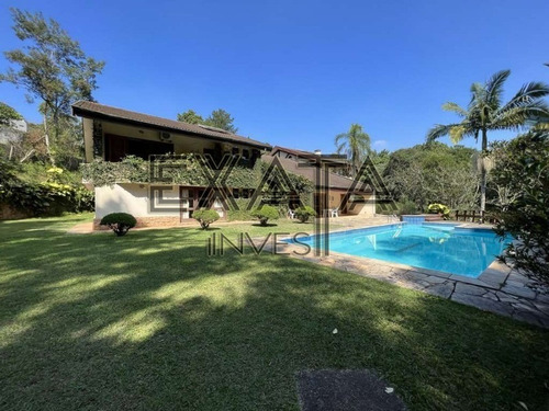Imagem 2 de 30 de Condomínio Parque Silvino Pereira, Granja Viana, Com Ótima Construção, 5 Suítes Mais Apto P/ Hóspedes, Lazer Com Piscina E Gourmet, Vista P/ O Verde! - Ca00961 - 71015869