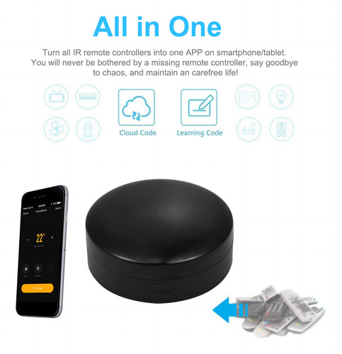 Control Remoto Por Infrarrojos Wifi-ir Wi-fi (2,4 Ghz) Con I