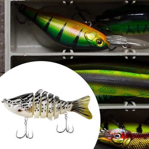 Iscas De Pesca Com Anzol, Iscas Rígidas, Preto E Branco