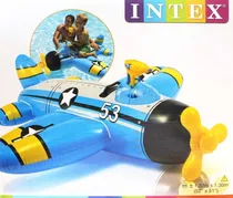 Comprar Inflable Avion Montable Salvavidas Para Niños Intex Piscina 