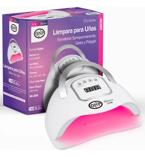 Lampara Para Uñas Uv Led Color Blanco