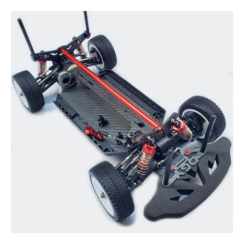 Kit De Chasis De Fibra De Carbono 1/10 Off-road Rc Upgrade